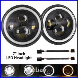 Classic Car 7 Domed Lens H4 led Headlight Headlamp Conversion Kit 2pcs Upgrade Classic Car 7 Domed Lens H4 led Headlight Headlamp Conversion Kit 2pcs Upgrade
