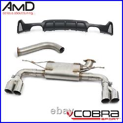 Cobra BMW 320D Exhaust Quad Exit Conversion Kit M3 Style 320D F30 F31