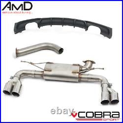 Cobra BMW 320i Exhaust Quad Exit M3 Style Conversion Kit F30 F31