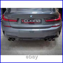 Cobra BMW 330e Exhaust Quad Exit M3 Style Conversion Kit G20 330e inc Rear Panel