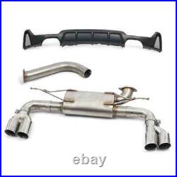 Cobra BMW 425D Exhaust Quad Exit M4 Style Conversion Kit 425d F32 F33 F36