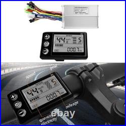 Complete EBike Upgrade Set with Brushless Motor Compatibility and LCD Readout