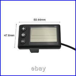 Complete EBike Upgrade Set with Brushless Motor Compatibility and LCD Readout