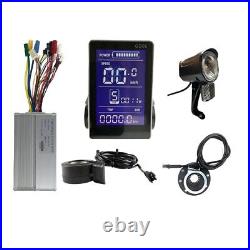Complete Ebike Upgrade Kit with Controller LCD Display Throttle and Brake Lever