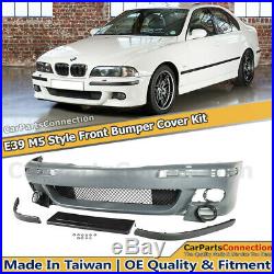 Conversion Front Bumper M5 Style Cover For BMW 5 Series E39 97-03 With Washer Hole