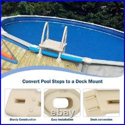Deck Mount Conversion Kit for Roll Guard Frame Pool Ladder Upgrade Steps to De