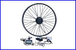 E-Bike Conversion Kit 26 8/9/10 Rear Wheel RWD 36V 500W Disc Waterproof IP65 36V