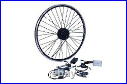 E-Bike Conversion Kit 28 6/7 Rear Wheel RWD 36V 250W Disc Waterproof IP65 1-Cable