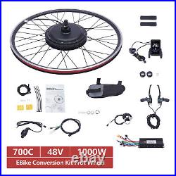 E-Bike Front Wheel Conversion Kit 1000W Ebike Electric Bike Conversion Kit for 28/29'