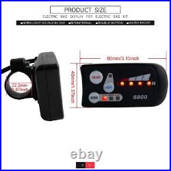 E Bike Motor Control Set 36/48V 30A S800 Display Throttle 8 PAS for MTB