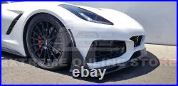 EOS For 14-19 Corvette C7 ZR1 Style Front Bumper Cover Grille Splitter Lip Kit