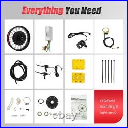 Electric Bicycle Wheel 48V Brushless Hub Motor Kit Commuter E-Bike Upgrade Part