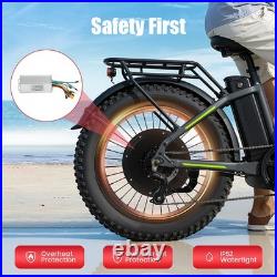 Electric Bicycle Wheel 48V Brushless Hub Motor Kit Commuter E-Bike Upgrade Part