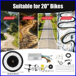 Electric Bicycle Wheel 48V Brushless Hub Motor Kit Commuter E-Bike Upgrade Part