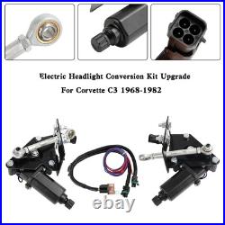 Electric Headlight Conversion Kit Upgrade For Corvette C3 1968-1982