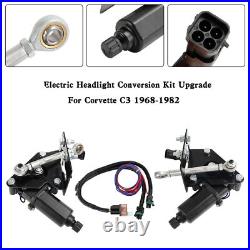 Electric Headlight Conversion Kit Upgrade For Corvette C3 1968-1982 AY Electric Headlight Conversion Kit Upgrade For Corvette C3 1968-1982 AY