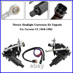 Electric Headlight Conversion Kit Upgrade For Corvette C3 1968-1982 B2