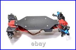 EmbieRacing Tamiya TA02 Carbon Chassis Rebuild Kit Conversion Set RC Car Upgrade