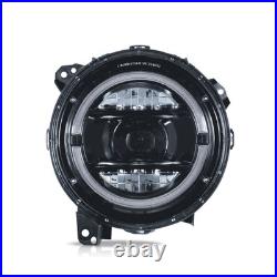 FULL LED Headlights Fits Jeep Wrangler JL & Gladiator 2018-2024 DRL WithDynamic X2