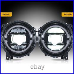 FULL LED Headlights Fits Jeep Wrangler JL & Gladiator 2018-2024 DRL WithDynamic X2
