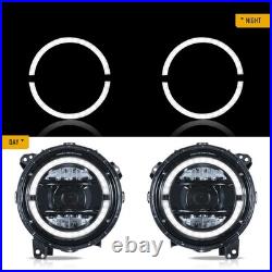 FULL LED Headlights Fits Jeep Wrangler JL & Gladiator 2018-2024 DRL WithDynamic X2