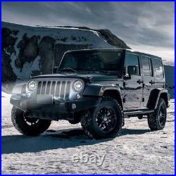 FULL LED Headlights Fits Jeep Wrangler JL & Gladiator 2018-2024 DRL WithDynamic X2