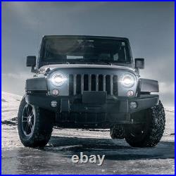 FULL LED Headlights Fits Jeep Wrangler JL & Gladiator 2018-2024 DRL WithDynamic X2