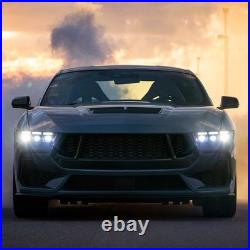FULL LED Projector Headlights For 2015-2017 Ford Mustang WithStart-UP Animation X2