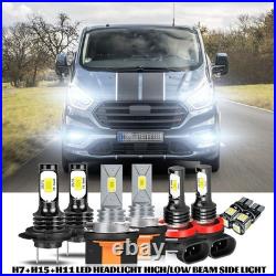 Fit Ford Transit Custom 2012-2023 Headlight Upgrade Led Fog Side Light Bulbs 8x