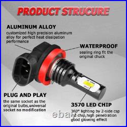 Fit Ford Transit Custom 2012-2023 Headlight Upgrade Led Fog Side Light Bulbs 8x