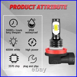 Fit Ford Transit Custom 2012-2023 Headlight Upgrade Led Fog Side Light Bulbs 8x