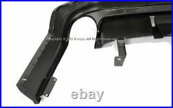 For 10-12 Ford Mustang GT500 PP Black Valance Body Kit Rear Lower Diffuser