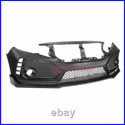 For 16-18 Honda Civic Coupe Sedan Type R Style Front Bumper Cover Lower Lip