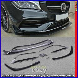 For 17-19 Mercedes-Benz CLA250 W117 Painted CLA45 Style Front Splitters Canard
