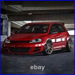 For 2013-17 VW Golf 7 MK7 FULL LED Headlights Red Strip Front Lamp Fit Halogen