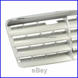 For 94-95 MB W124 E-Class Front Bumper Insert Upper Radiator Sport GREY Grille