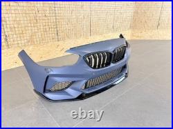 For Bmw 1 Series F20 M2 Competition Conversion Front Bumper With Splitter 2015+