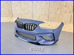 For Bmw 1 Series F20 M2 Competition Conversion Front Bumper With Splitter 2015+