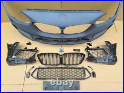 For Bmw 1 Series F20 M2 Competition Conversion Front Bumper With Splitter 2015+