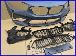 For Bmw 1 Series F20 M2 Competition Conversion Front Bumper With Splitter 2015+
