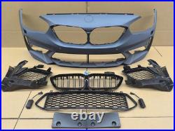 For Bmw 1 Series F20 M2 Competition Conversion Front Bumper With Splitter 2015+