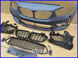 For Bmw 1 Series F20 M2 Competition Conversion Front Bumper With Splitter 2015+