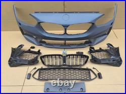 For Bmw 1 Series F20 M2 Competition Conversion Front Bumper With Splitter 2015+