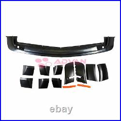 For Challenger 15-20 HC Style Front Bumper Cover Widebody Fender Flares Hellcat