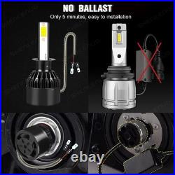 For Ford Transit Custom Headlight 6500K White Upgrade Led Fog Side Light Bulbs