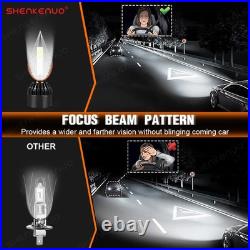 For Ford Transit Custom Headlight 6500K White Upgrade Led Fog Side Light Bulbs