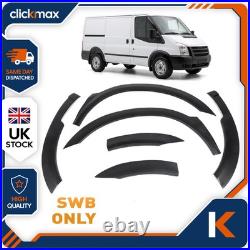 For Ford Transit MK7 06-13 Wheel Arch Trims SWB Wing Flare Cover Protector Set