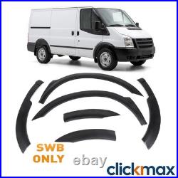 For Ford Transit MK7 06-13 Wheel Arch Trims SWB Wing Flare Cover Protector Set
