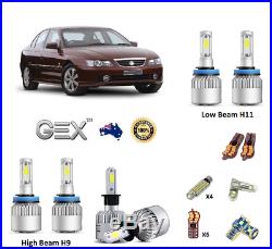 For Holden Commodore VZ VY Belina Series 2 LED Headlights Upgrade Conversion Kit