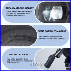 For Jeep Wrangler JL / Gladiator 2018-2024 VLAND Headlights FULL LED withAnimation